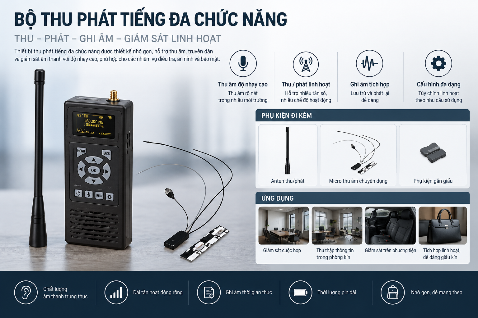 Bộ thu phát tiếng đa chức năng