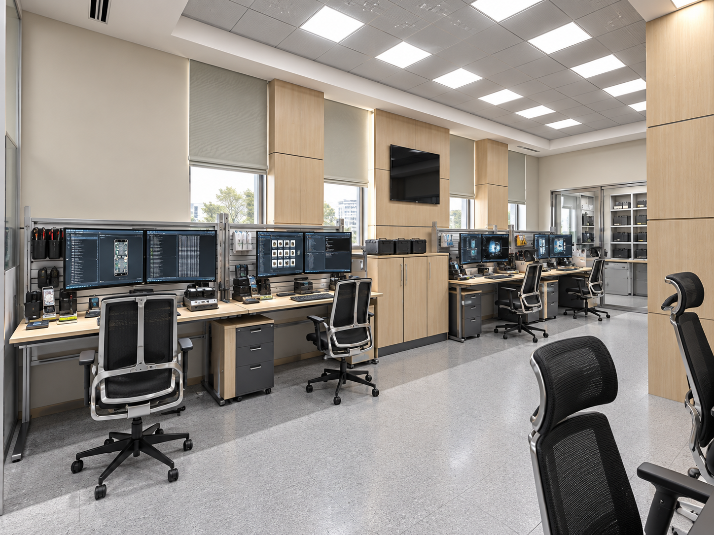 Hệ thống phòng Lab phục hồi, trích xuất dữ liệu kỹ thuật số điện tử